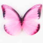 Декор для творчества «Бабочка», двухслойный, набор 12 шт., размер 1 шт. — 5 × 4 см, цвет розовый - Фото 4