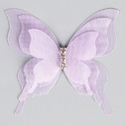 Декор для творчества «Бабочка», трёхслойный, набор 12 шт., размер 1 шт. — 5 × 4,5 см, цвет сиреневый - Фото 3