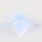 Декор для творчества «Бабочка», трёхслойный, набор 12 шт., размер 1 шт. — 5 × 4,5 см, цвет голубой - фото 11109285