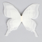 Декор для творчества «Бабочка», трёхслойный, набор 12 шт., размер 1 шт. — 5 × 4,5 см, цвет молочный - Фото 4