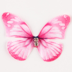 Декор для творчества «Бабочка», двухслойный, набор 12 шт., размер 1 шт. — 5 × 4 см, цвет розовый - Фото 3