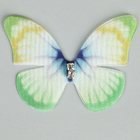 Декор для творчества «Бабочка», двухслойный, набор 12 шт., размер 1 шт. — 5 × 4 см, цвет зелёный - Фото 3
