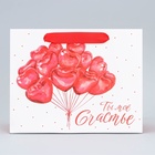 Пакет подарочный ламинированный, упаковка, «Ты моё счастье», MS 23 х 18 х 10 см 9945320