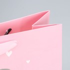 Пакет подарочный ламинированный вертикальный, упаковка, «Любви и тепла», M 26 х 30 х 9 см - Фото 5