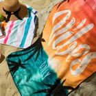 Полотенце пляжное Этель "Good vibes", 70*140 см,250гр/м2, 100%п/э - Фото 7
