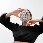 Карнавальный аксессуар лицо, стразы - фото 23525071