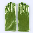 Карнавальный аксессуар- перчатки , цвет зеленый металлик,искусственная кожа - Фото 3