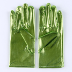 Карнавальный аксессуар- перчатки , цвет зеленый металлик,искусственная кожа - Фото 4