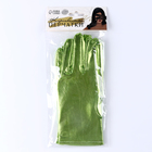 Карнавальный аксессуар- перчатки , цвет зеленый металлик,искусственная кожа - Фото 5