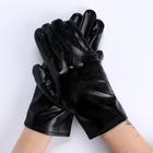 Карнавальный аксессуар- перчатки , цвет черный металлик,искусственная кожа - фото 12403059