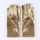 Карнавальный аксессуар- перчатки , цвет золото ,искусственная кожа - фото 23525100