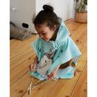 Полотенце - пончо детское махровое «Крошка Я. Единорог», 60×120 см, хлопок 100%, голубое - Фото 4