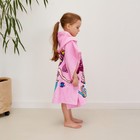 Полотенце - пончо детское LoveLife «Русалочка», махра, 60×120 см, хлопок 100%, розовое - Фото 2