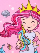 Полотенце - пончо детское LoveLife «Русалочка», махра, 60×120 см, хлопок 100%, розовое - Фото 11