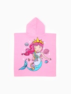 Полотенце - пончо детское LoveLife «Русалочка», махра, 60×120 см, хлопок 100%, розовое - Фото 13