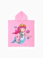 Полотенце - пончо детское LoveLife «Русалочка», махра, 60×120 см, хлопок 100%, розовое - Фото 8