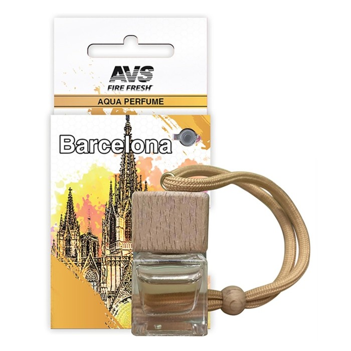 Ароматизатор AVS Aqua Perfume «Барселона», на зеркало, бочонок 200678a - Фото 1