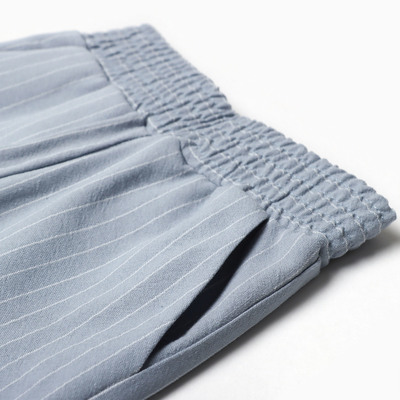 Брюки для девочки KAFTAN «Полоска», размер 26 (80-86 см), голубые