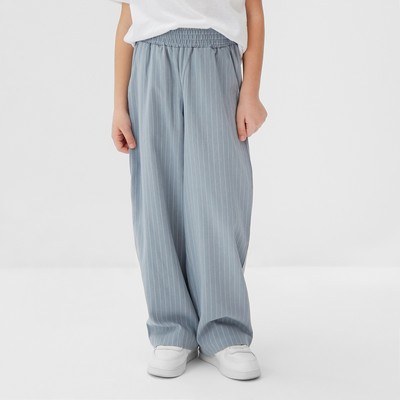 Брюки для девочки KAFTAN «Полоска», размер 30 (98-104 см), голубые
