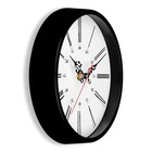 Часы настенные, d-20 см, интерьерные, Классика, "Римские цифры", бесшумные - Фото 2