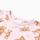 Пижама для девочки, цвет розовый, рост 110-116 см - Фото 3