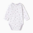 Боди детское, цвет бежевый, рост 80 см (9-12 мес) - фото 24599024