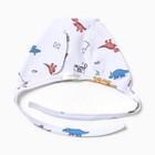 Чепчик детский, цвет белый, размер 38-40 (1-3 мес) - фото 23560223