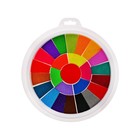 Краски пальчиковые 25 цветов, на водной основе, с губкой, микс - фото 110430997