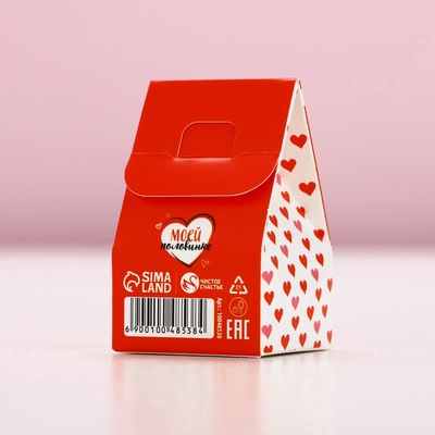 Бомбочка для ванны «Ты мое счастье», 40 г, аромат сочного персика, Чистое счастье