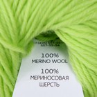 Пряжа "Волшебное детство"  импортная шерсть 100% 220м/50гр (193-Св.салат) - фото 23510926