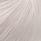 Пряжа "Волшебное детство"  импортная шерсть 100% 220м/50гр (01-Белый) - фото 23510933