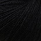 Пряжа "Волшебное детство"  импортная шерсть 100% 220м/50гр (02-Черный) - фото 23510945