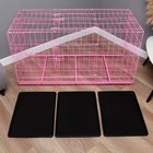 Клетка с люком для собак, 130 х 60 х 70 см, розовая - фото 8720123