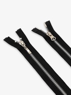 Молния металлическая, №5, 2 замка, разъёмная, замки автомат, 80 см, чёрный - Фото 3