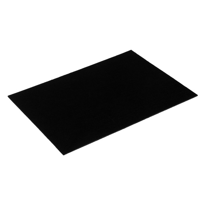 Накладка для мебели из войлока, 210х300 мм, клейкая поверхность, цвет черный