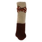 Носки для мебели с бантиком CAPPIO, цвет коричневый - Фото 2
