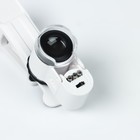 Лупа с линзой 10х для макросъёмки на прищепке для телефона, с подсветкой - Фото 4