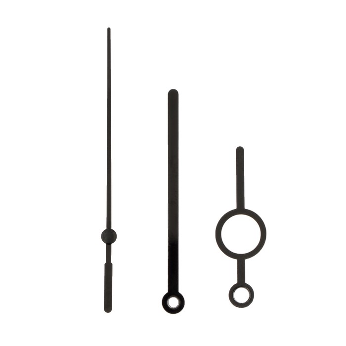 

Комплект из 3-х стрелок для часов 55/75/77 мм, фасовка 10 шт, черные