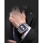 Часы наручные кварцевые мужские, d=4.35 см, длина l=22 см, с хронографом, 3 АТМ, светящиеся - Фото 4