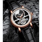 Часы наручные механические мужские, d-4.4 см, 3 АТМ, светящиеся 10068436