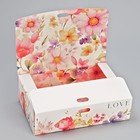 Коробка подарочная складная двухсторонняя, упаковка, «With love», 16.5 х 12.5 х 5 см - фото 11109987
