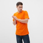 Футболка мужская, цвет оранжевый, размер 48 - фото 320940033