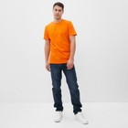 Футболка мужская, цвет оранжевый, размер 50 - Фото 2