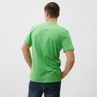 Футболка мужская, цвет ярко-зеленый, размер 48 - Фото 4