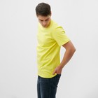 Футболка мужская, цвет жёлтый, размер 54 - Фото 3