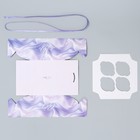 Коробка для капкейка, кондитерская упаковка, 4 ячейки «Шёлк», 16 х 16 х 10 см - Фото 5