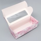 Кондитерская упаковка, коробка для кекса с окном, «Сладкая вата», 26 х 10 х 8 см - Фото 4