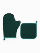 Набор кухонный «Этель. Кролик»: варежка-прихватка 20×28 см, прихватка 19×19 см,100% хлопок - Фото 5