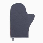 Варежка - прихватка «Этель. Маковые поля», 20×28 см, саржа, 100% хлопок, ватин 250 г/м² - Фото 3