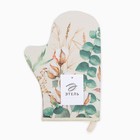 Варежка-прихватка «Этель. Хлопок», 20×28 см, саржа, 100% хлопок, ватин 250 г/м² - Фото 4